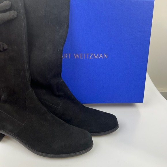 NEW Stuart Weitzman Tieland Suede Over-The-Knee Boots Size 41.5 - Picture 12 of 13
